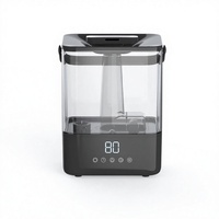 Nouvel humidificateur grande capacité à forte production de brume froide 6L, modèle intelligent pour la maison, 111-240V, capacité maximale 10L, pour l'exportation