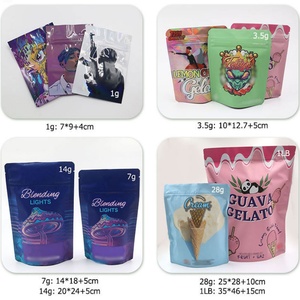 Muestra Gratuita de Bolsas Mylar Personalizadas con Impresión, Resellables, a Prueba de Olores, con Cierre Hermético, para 3.5g de Golosinas Comestibles - Product Image 6