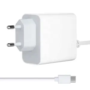 Alta qualità vendita superiore 61w/65w usb tipo c caricabatterie rapido per apple macbook caricabatterie tipo-c ricarica rapida 61w