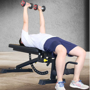 Banc de musculation réglable avec <span class=keywords><strong>coussin</strong></span>, polyvalent, avec siège et dossier réglables pour plus de confort - Product Image 4