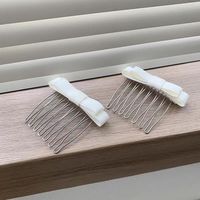Mini barrettes à nœud en ruban, épingles à cheveux en métal en forme de U, accessoires pour cheveux à nœud papillon pour la décoration des coiffures féminines
