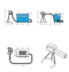 Máquina de Marcado Láser Portátil de Nueva Tecnología, Ligera, 6 kg, 20w 30w, para Impresión en Metal y Acero Inoxidable - Product Image 2