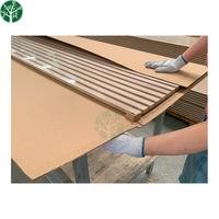 Panneaux muraux acoustiques en bois plaqué HAORAN pour les halls et les hôtels, matériau MDF+PET, insonorisation, décoration intérieure