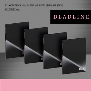 KPOP BLACKPINK 3er Mini Álbum DEADLINE SILVER Ver. CD Coleccionable Oficial Bluewave Music Korea Merch de Regalo para Grupo Femenino - Product Image 3
