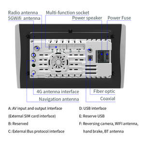 Autoradio Android 12 2K QLED Stéréo Universel pour <span class=keywords><strong>Peugeot</strong></span> 307 2004-2013 DSP BT Commande Vocale Radio pour GPS Caméra de Recul - Product Image 5
