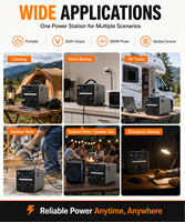 Estación de Energía Portátil para Exteriores OEM de 800W con Pantalla LED y Carcasa Metálica para Camping, Pesca y Uso de Emergencia