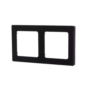 Plaque murale en plastique, 2 clés, noire, idéale pour les installations électriques et l'accès contrôlé dans les maisons ou... - Product Image 1