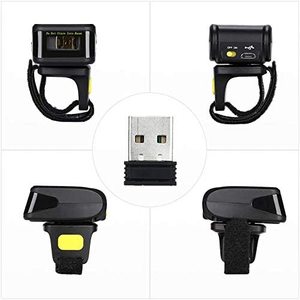 Eyoyo Máy Quét Mã Vạch <span class=keywords><strong>Laser</strong></span> Vòng 1D Không Dây Quét Nhanh Bằng Ngón Tay Thông Minh Bluetooth 3 Trong 1 USB 2.4G R30L Kèm <span class=keywords><strong>Laser</strong></span> - Product Image 2