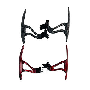 Para GTR R35 paletas <span class=keywords><strong>de</strong></span> cambio <span class=keywords><strong>de</strong></span> fibra <span class=keywords><strong>de</strong></span> carbono seco embellecedor Interior para 2008-2016 NISSAN extensión volante Pick - Product Image 6