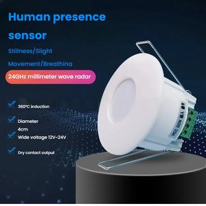 เซ็นเซอร์ตรวจจับการเคลื่อนไหวและการหายใจของมนุษย์12V24V สวิตช์เหนี่ยวนำเรดาร์คลื่นขนาด24กรัมมิลลิเมตร - Product Image 2