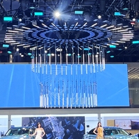 Penjualan terlaris TOP tabung piksel Led kinetik nirkabel tabung 360 derajat kontrol 4in1 RGBW DMX tabung piksel LED penuh warna untuk acara pernikahan