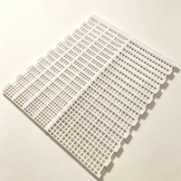 Planchers en plastique à lattes pour volailles, poulets, canards, bétail, panneaux grillagés durables, faciles à nettoyer, sur mesure