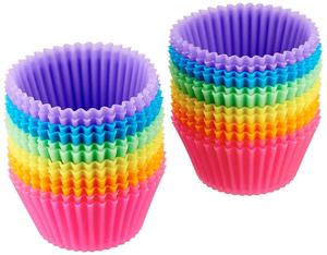 เครื่องมือ<span class=keywords><strong>เค้ก</strong></span>ซิลิโคนแบบใช้ซ้ําได้ Cupcake แม่พิมพ์และแม่พิมพ์อบขนมมัฟฟินถ้วย-สําหรับการอบ<span class=keywords><strong>ที่</strong></span>บ้าน - Product Image 4