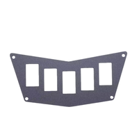 YongJin Atv Pièces et accessoires Plaque de panneau d'interrupteur à bascule 5 trous pour Polaris RZR 800, 800S, 900xp, 570