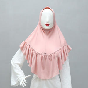 Turbante Sharut para adultos de Malasia listo para usar Jilbab Khimar Plain Ladies mujeres musulmanas Premium Kerudung Instant Hijabs <span class=keywords><strong>Bergo</strong></span> - Product Image 6