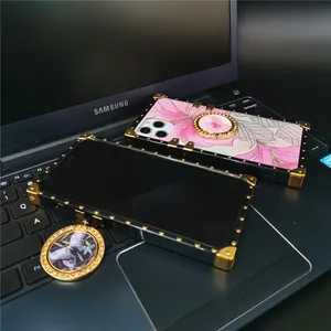 Custodia <span class=keywords><strong>per</strong></span> telefono con fiori di lusso glitterati con copertura quadrata a farfalla <span class=keywords><strong>per</strong></span> <span class=keywords><strong>Samsung</strong></span> <span class=keywords><strong>Galaxy</strong></span> A54 A14 A53 A33 A34 A23 A32 <span class=keywords><strong>A52</strong></span> A72 A71 A51 A82 A21S - Product Image 6
