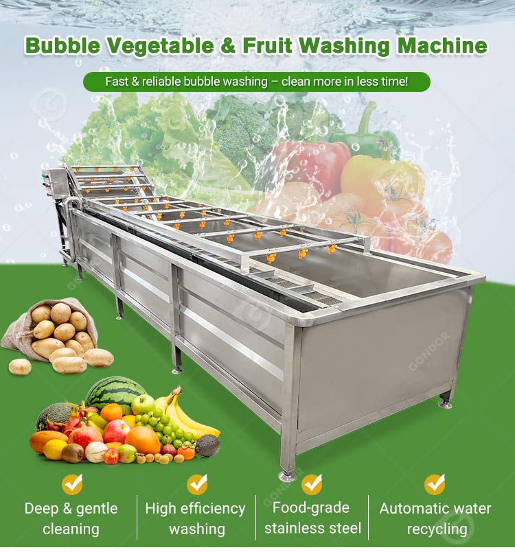 Vegetable Fruit Date Carrot Wash Clean Cleaner Washer Industry