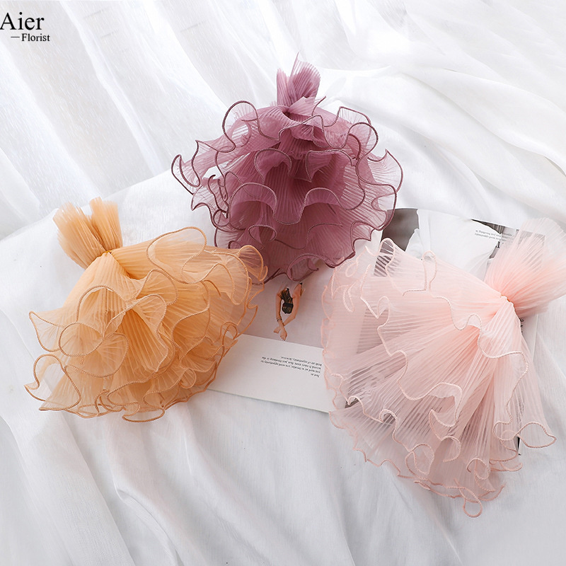 Aierflorist 28 см * 4 м цветок Свадебная сетка Цветочная обертка букет обертка сказочная пряжа Цветочная оберточная сетка