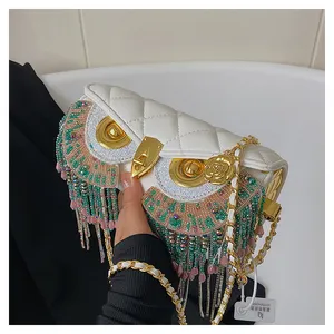 Оригинальная Новинка, вечерняя сумка 2022, осенняя уникальная женская сумочка с кисточкой в виде совы, роскошная сумка-кошелек в форме рулона