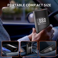 Mini compresseur d'air portable sans fil 12V Pompe de gonflage des pneus de voiture pour vélo, vélo, basket-ball Pompe à air