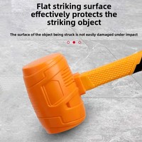 Maillet en caoutchouc multifonctionnel tout-en-un non élastique pour l'installation de carrelage, de marbre et de porcelaine, sans poignée