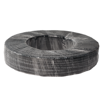 Câble plat en silicone Yuezhen noir, en cuivre étamé torsadé, 5P 30 AWG 600V UL758, souple et flexible, à fils parallèles