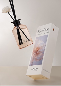 Premium Quality Handcrafted Glass Oil <b>Reed</b> <b>Diffuser</b> 180mL Capacity BPA Free Alcohol Free Long-Lasting 3 Months Multi-Use Home - Product Image 5