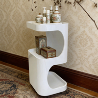 Chariot de rangement multifonctionnel en bois pour salon de beauté et barbier, idéal pour les soins du visage et les outils de beauté - Vente en gros