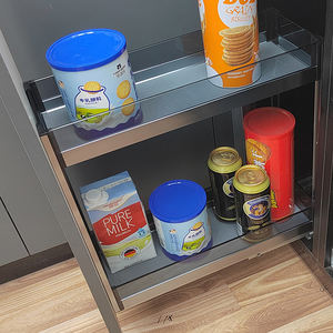 Organisateur de <span class=keywords><strong>cuisine</strong></span>, panier <span class=keywords><strong>coulissant</strong></span> en acier inoxydable pour bouteilles, support de <span class=keywords><strong>cuisine</strong></span>, panier, <span class=keywords><strong>tiroir</strong></span> de rangement - Product Image 4