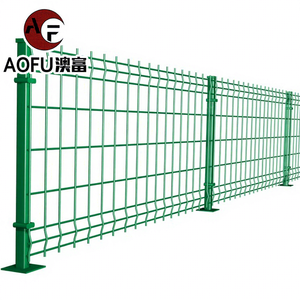 Recinzione in Rete Metallica 3D <span class=keywords><strong>Zn</strong></span>+PVC OEM, Larghezza 2000mm, Maglia 200 * 55mm, Filo Zincato 5mm, Facile da Assemblare, Utilizzata per Recinzioni Scolastiche - Product Image 1