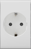 Prise murale double norme européenne avec ports USB et Type-C, durable, 10A, ignifuge, en PC, style allemand, installation facile
