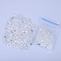 Vente en gros d'usine directe 3A/5A zircon cubique blanc pierres précieuses en vrac AAAAA qualité traité thermiquement 1mm trou bijoux taille 0.8mm-3.0mm