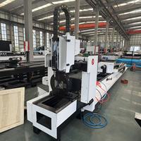 Mesin Pemotong Pipa Laser Serat untuk Proses Pemrosesan Tabung 120mm 160mm 245mm Chuck Opsional