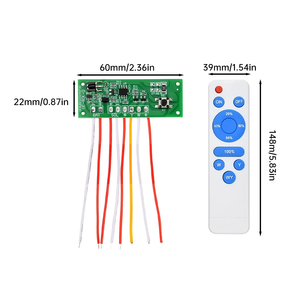 Placa de circuito de luz <span class=keywords><strong>solar</strong></span> Control remoto <span class=keywords><strong>Sensor</strong></span> de control de luz Módulo de control LED Compatible con conmutación de doble color - Product Image 3