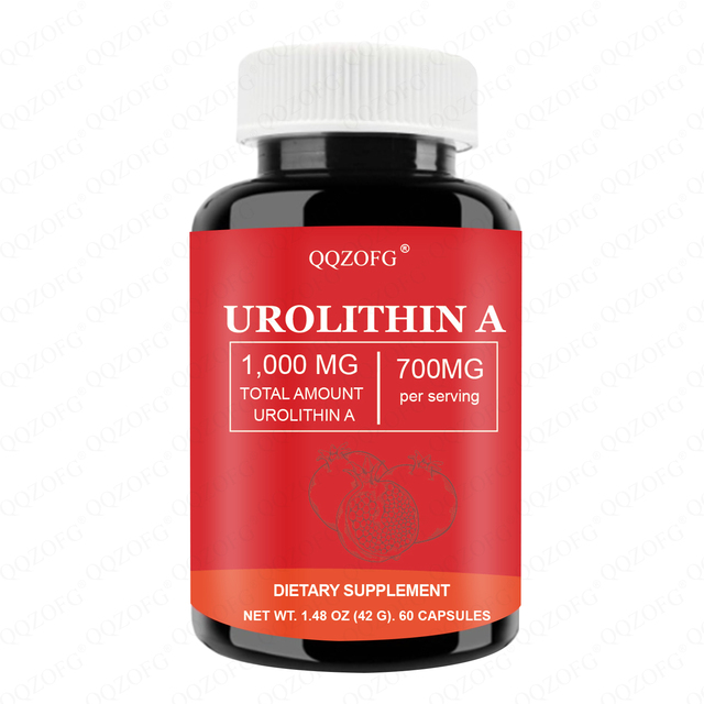 OEM/ODM Potency Urolithin Capsules Premium Herbal Supplement Antioxidant Immune Support Adult Food-Grade Packaging 100-600mg
