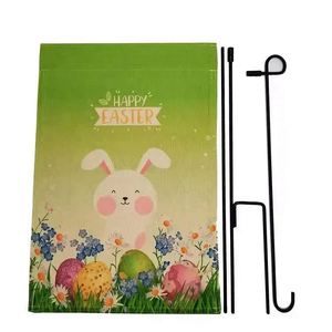 Banderas Decorativas de Jardín para Exteriores con Impresión Tipográfica en Poliéster de 12x18 Pulgadas, Diseño Personalizado al por Mayor, Tema de Pascua - Product Image 4