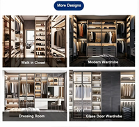 Dressing Moderne de Luxe, Dressing sur Mesure avec Grand Rangement et Éclairage LED