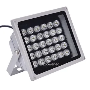 Aplikasi Lanskap Luar Ruangan 12V 24V 120V 220V 30W 50W Lampu Sorot LED RGB Multiwarna