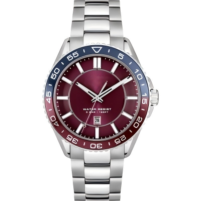 High Quality Luxury Dial Display Mechanical Movement Watch with Stainless Steel Band 20mm Width