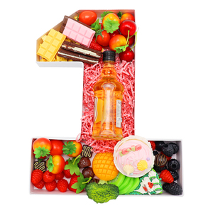 14Inch Fruit Zoete Chocolade Bakje Charcuterie Board Vulbare Kartonnen Nummervormige Doos - Product Image 4