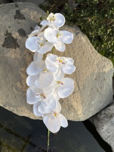 Flores <span class=keywords><strong>de</strong></span> Orquídea Mariposa Artificiales Realistas al por Mayor, Impresas en 3D, <span class=keywords><strong>de</strong></span> <span class=keywords><strong>Seda</strong></span> y Alambre, Arreglos Florales Artificiales Modernos para Bodas y Hogar - Product Image 5