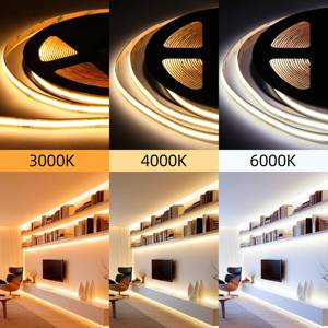 Raymates Vendita Calda Luci a Nastro LED Flessibili in Rame UL CE RoHS Tagliabili DC 12V/24V 8MM 3000K 4000K 6000K CRI90 IP20 - Product Image 2