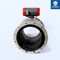 Medidor de Flujo Electromagnético de Acero al Carbono Tipo Brida, Precisión +/-0.5%, 0.1~15m/s, Modelo OEM CSLD-15 para Tratamiento de Agua Industrial