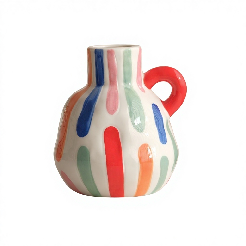 Red vase