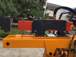 농장 울타리 및 시트 파일링용 스키드 스티어 장착 포스트 드라이버 32HP 엔진 및 펌프 완전 유압식 진동 파일 드라이버 - Product Image 2