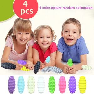 ของเล่นบีบคลายเครียด รูปทรงวงรี แม่เหล็กซิลิโคน ยืดหยุ่นได้ สำหรับฝึกประสาทสัมผัสและออกกำลังกาย  แบบยูนิเซ็กซ์ - Product Image 4