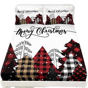 Ensemble de housse de <span class=keywords><strong>couette</strong></span> imprimé en 3D avec motif bonhomme de neige et <span class=keywords><strong>cerf</strong></span> de Noël avec taies d'oreiller (convient à toutes les tailles de lit) - Product Image 6