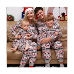 2023 Pijama De Navidad Trẻ Em Giáng Sinh Pajama Set Gia Đình Phụ Nữ Phù Hợp Với Giáng Sinh Đồ Ngủ Cho Gia Đình Giáng Sinh Pjs Đồ Ngủ Gia Đình