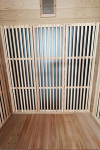 2025 Caisheng penjualan EMF rendah Hemlock mewah 2 orang Sauna inframerah dalam ruangan dengan Panel kontrol cerdas Audio Bluetooth - Product Image 6
