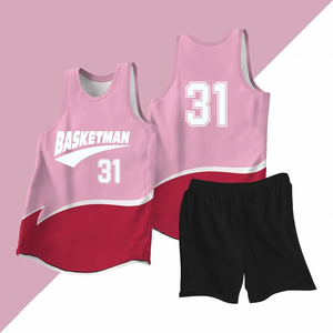 Camiseta de Baloncesto Sublimada Personalizada, Talla Grande, Transpirable, de Malla, Uniforme de Baloncesto de Alta Calidad con el Último Diseño - Product Image 1